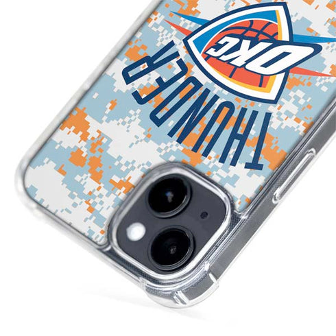 NBA Oklahoma City Thunder Digi Camo iPhone 14 MagSafe Case