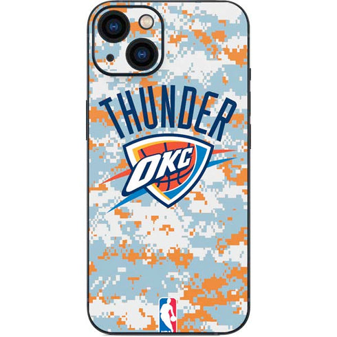 NBA Oklahoma City Thunder Digi Camo iPhone Skins