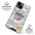 NBA Oklahoma City Thunder Digi Camo iPhone 15 Clear Case