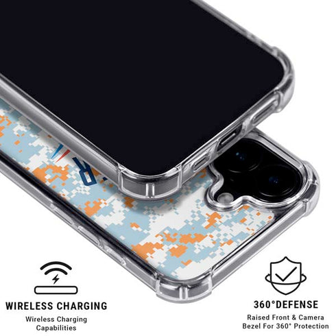 NBA Oklahoma City Thunder Digi Camo iPhone 16 Plus Clear Case