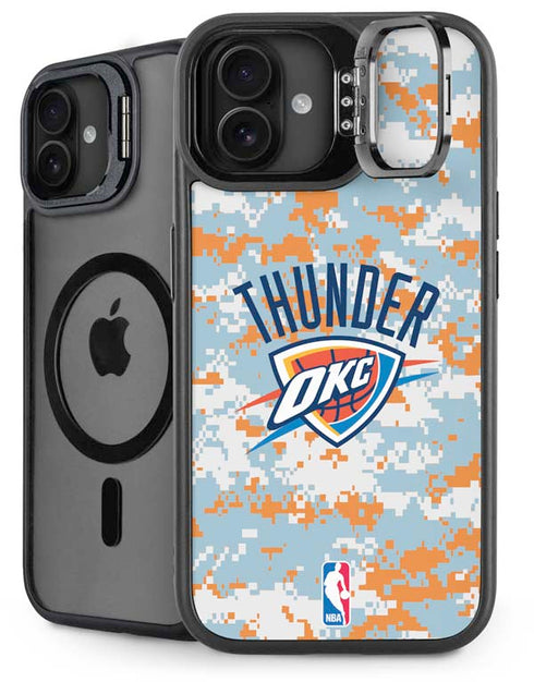 NBA Oklahoma City Thunder Digi Camo iPhone 16 Plus Kickstand Case