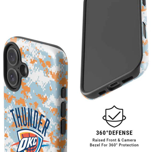 NBA Oklahoma City Thunder Digi Camo iPhone 16 Plus Magsafe Impact Case