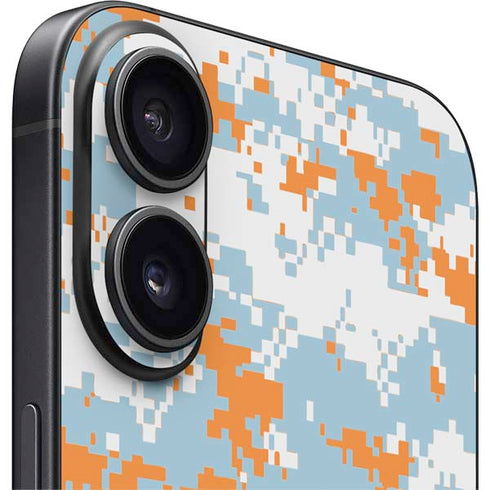NBA Oklahoma City Thunder Digi Camo iPhone 16 Plus Skin