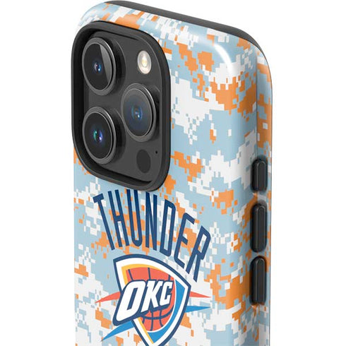 NBA Oklahoma City Thunder Digi Camo iPhone 16 Pro Impact Case