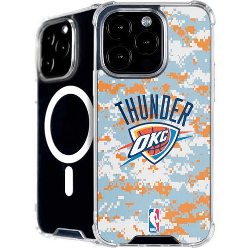 NBA Oklahoma City Thunder Digi Camo iPhone 16 Pro Max MagSafe Case