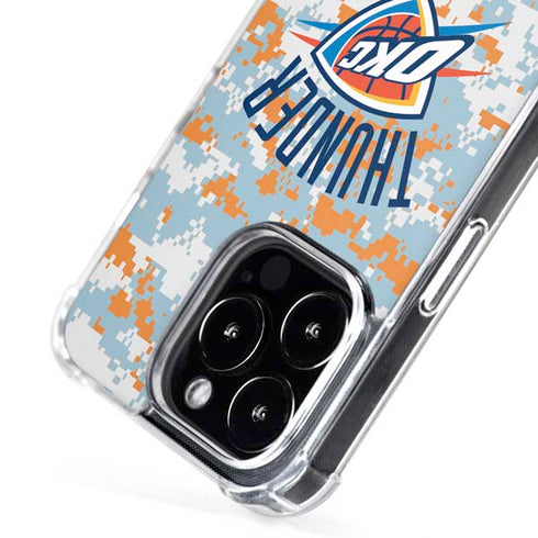 NBA Oklahoma City Thunder Digi Camo iPhone 16 Pro Max MagSafe Case