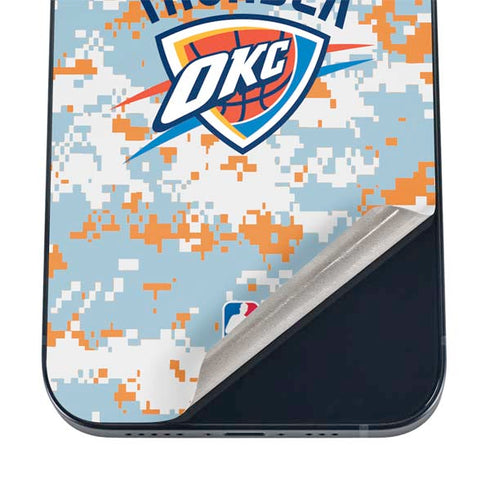 NBA Oklahoma City Thunder Digi Camo iPhone 16 Skin