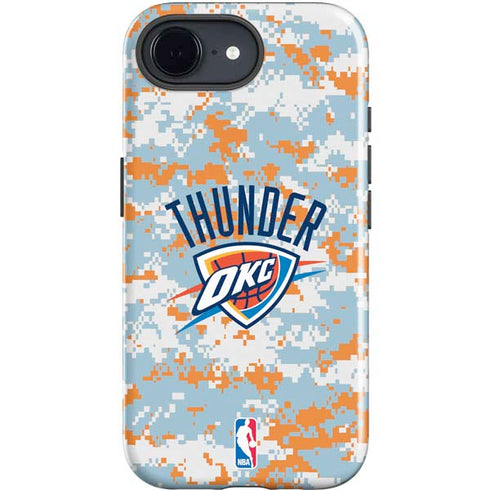 NBA Oklahoma City Thunder Digi Camo iPhone 16e Impact Case
