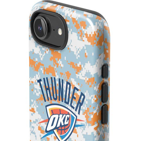 NBA Oklahoma City Thunder Digi Camo iPhone 16e Impact Case