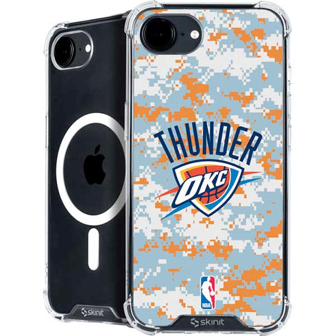 NBA Oklahoma City Thunder Digi Camo iPhone 16e MagSafe Case