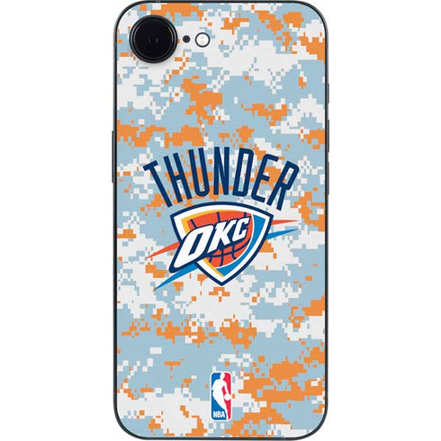 NBA Oklahoma City Thunder Digi Camo iPhone 16e Skin