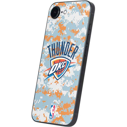 NBA Oklahoma City Thunder Digi Camo iPhone 16e Skin