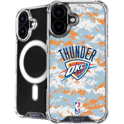 NBA Oklahoma City Thunder Digi Camo iPhone 17 MagSafe Case
