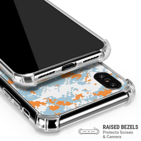 NBA Oklahoma City Thunder Digi Camo iPhone X/XS Clear Case