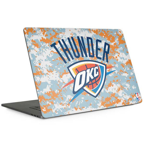 NBA Oklahoma City Thunder Digi Camo MacBook Skins