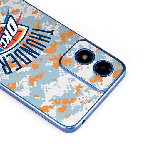 NBA Oklahoma City Thunder Digi Camo Moto G Play 4G (2024) Skin