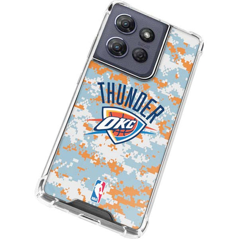 NBA Oklahoma City Thunder Digi Camo Moto G Play 5G (2025) Clear Case