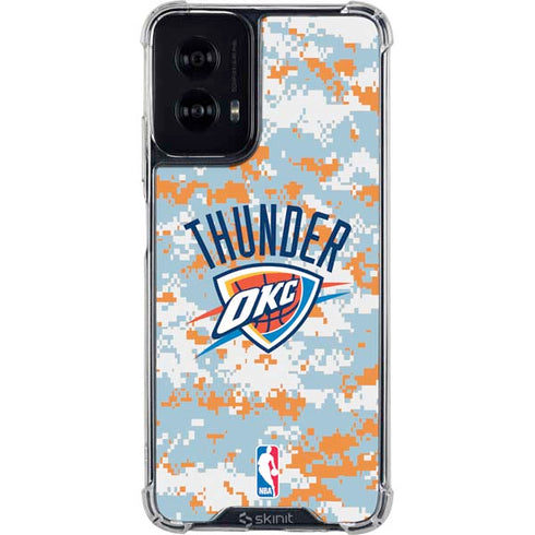 NBA Oklahoma City Thunder Digi Camo Moto G Power 5G (2024) Clear Case