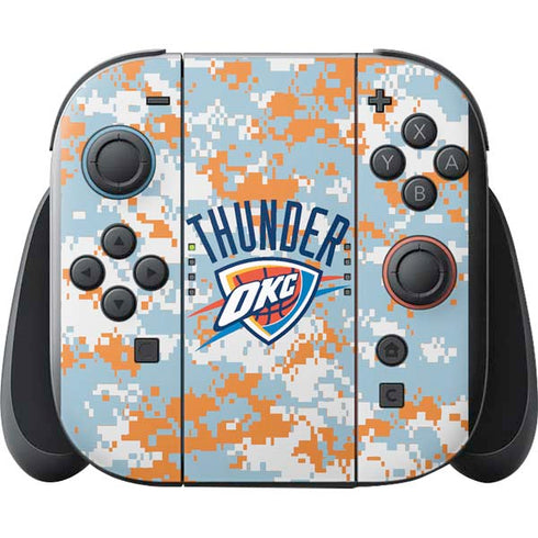 NBA Oklahoma City Thunder Digi Camo Nintendo Switch 2 (2025) with Joy-Con Skin