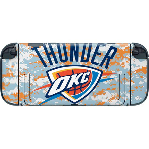 NBA Oklahoma City Thunder Digi Camo Nintendo Switch 2 (2025) with Joy-Con Skin