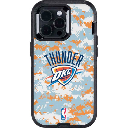 NBA Oklahoma City Thunder Digi Camo Otterbox Defender iPhone Skin