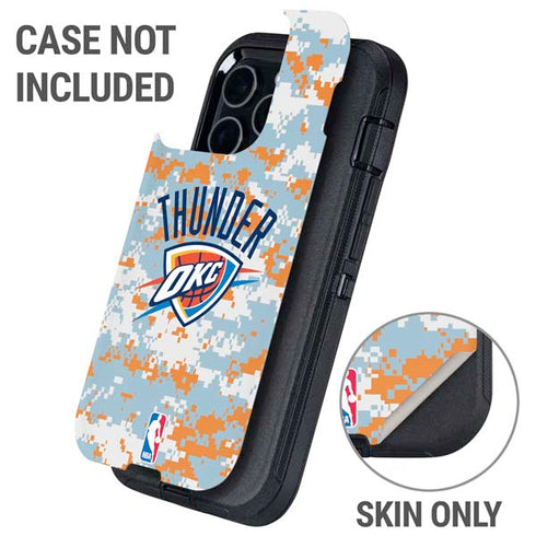 NBA Oklahoma City Thunder Digi Camo Otterbox Defender iPhone Skin
