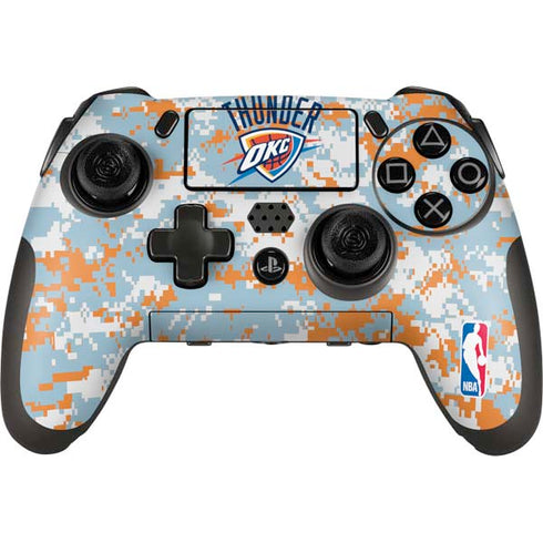 NBA Oklahoma City Thunder Digi Camo PlayStation Scuf Vantage 2 Controller Skin
