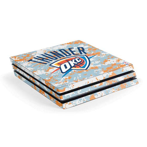 NBA Oklahoma City Thunder Digi Camo PlayStation PS4 Skins