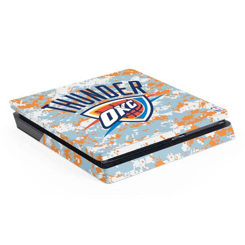 NBA Oklahoma City Thunder Digi Camo PlayStation PS4 Skins