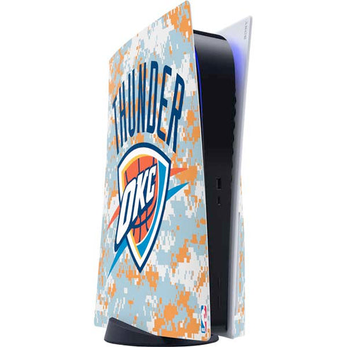 NBA Oklahoma City Thunder Digi Camo PlayStation PS5 Skins