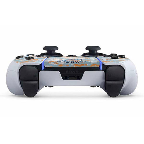 NBA Oklahoma City Thunder Digi Camo PS5 DualSense Edge Pro Controller Skin