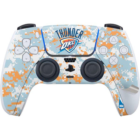 NBA Oklahoma City Thunder Digi Camo PS5 Pro Bundle Skin
