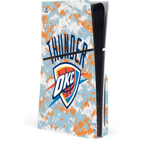 NBA Oklahoma City Thunder Digi Camo PlayStation PS5 Skins