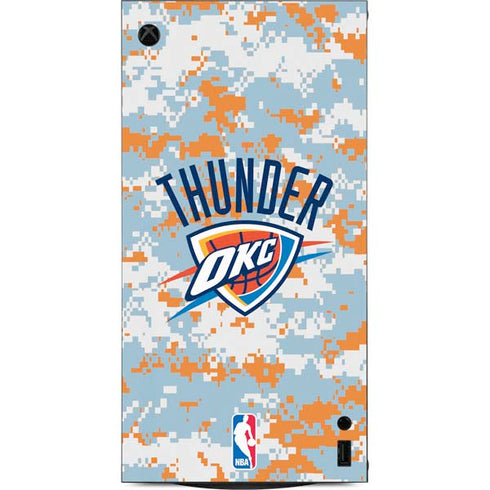 NBA Oklahoma City Thunder Digi Camo XBox Series X Digital Edition Console Skin