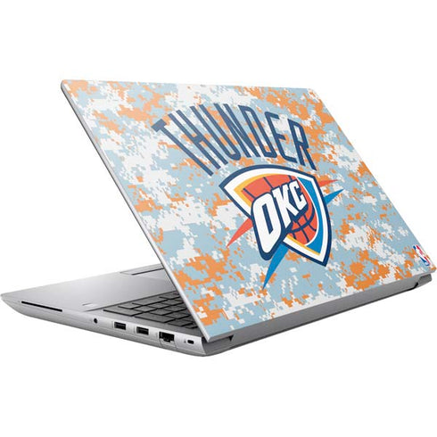 NBA Oklahoma City Thunder Digi Camo HP ZBook Fury 16 G10 Skin