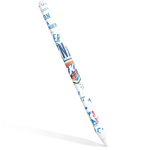 NBA Oklahoma City Thunder Historic Blast Apple Pencil (2nd Gen 2019) Skin