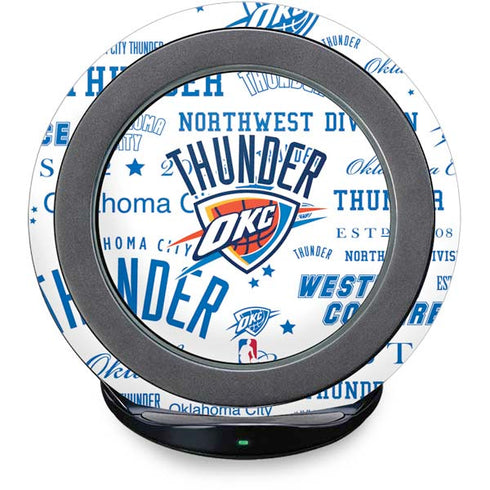 NBA Oklahoma City Thunder Historic Blast Fast Charge Wireless Charging Stand Skin