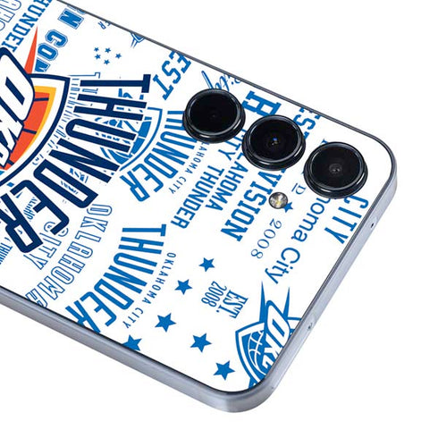 NBA Oklahoma City Thunder Historic Blast Galaxy A55 5G Skin