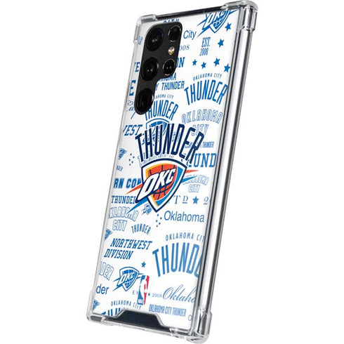 NBA Oklahoma City Thunder Historic Blast Galaxy S22 Ultra Clear Case