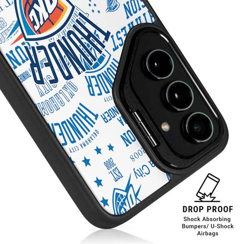 NBA Oklahoma City Thunder Historic Blast Galaxy S24 FE Kickstand Case