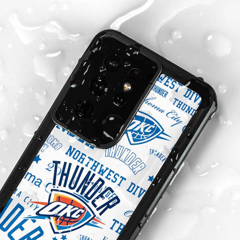 NBA Oklahoma City Thunder Historic Blast Galaxy S24 Ultra Waterproof Case