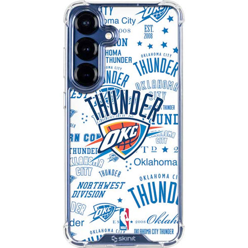 NBA Oklahoma City Thunder Historic Blast Galaxy S25 Clear Case