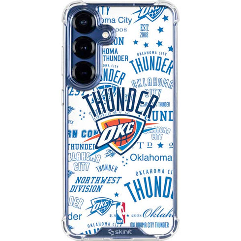 NBA Oklahoma City Thunder Historic Blast Galaxy S25 Plus Clear Case