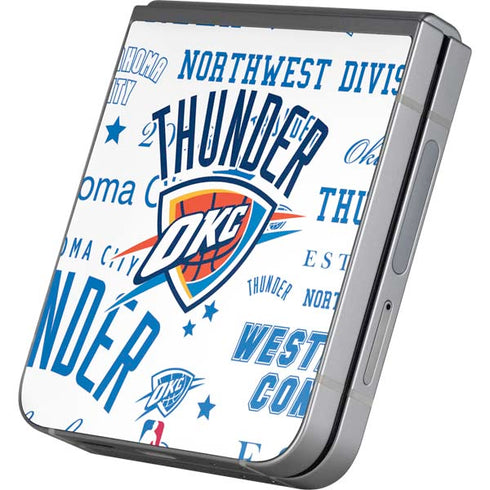 NBA Oklahoma City Thunder Historic Blast Galaxy Z Flip6 Skin