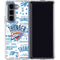 NBA Oklahoma City Thunder Historic Blast Galaxy Z Fold5 5G Clear Case
