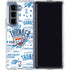NBA Oklahoma City Thunder Historic Blast Galaxy Z Fold5 5G Clear Case