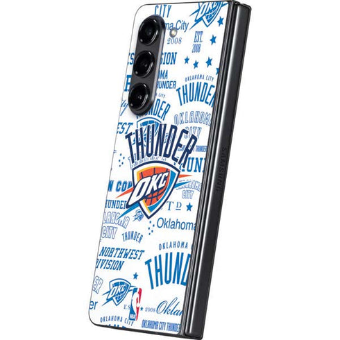 NBA Oklahoma City Thunder Historic Blast Galaxy Z Fold5 5G Skin