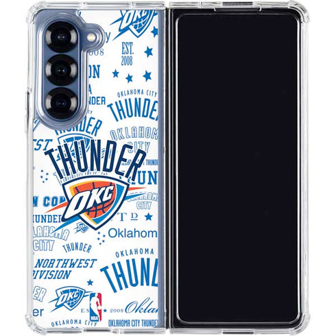 NBA Oklahoma City Thunder Historic Blast Galaxy Z Fold6 Clear Case