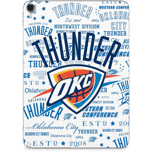 NBA Oklahoma City Thunder Historic Blast Apple iPad Pro Skin