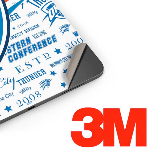 NBA Oklahoma City Thunder Historic Blast Apple iPad Pro Skin